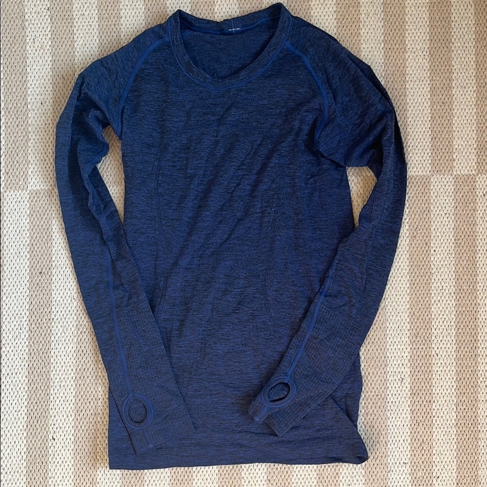 lululemon athletica Navy Long Sleeve Top